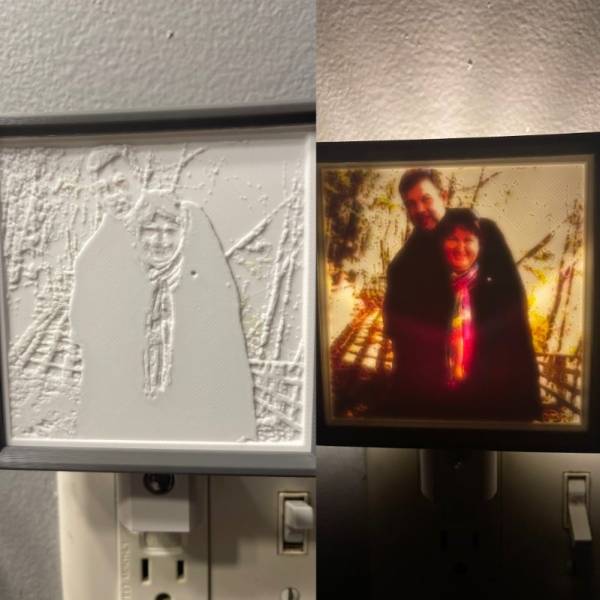 Lithophane nightlight 3d print - Image 4